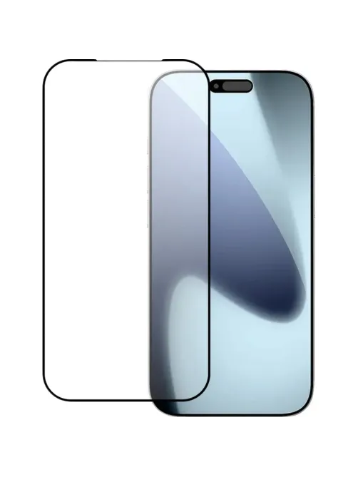 Защитное стекло PERO Full Glue Privacy для iPhone 17 Pro Max, черное