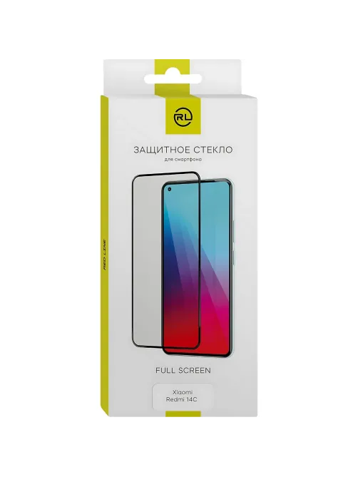 Защитное стекло Red Line Xiaomi Redmi 14C 4G FULL GLUE черн(УТ000040021)
