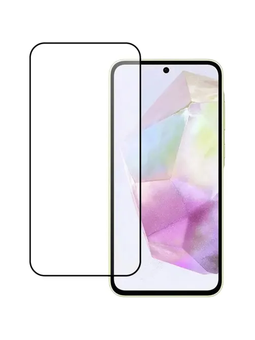 Защитное стекло PERO Full Glue для Samsung A36, черное