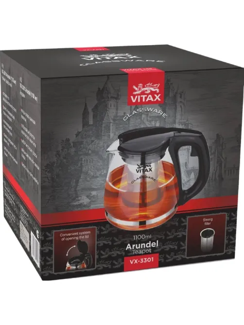 Чайник заварочный VX-3301 1100мл Arundel Vitax