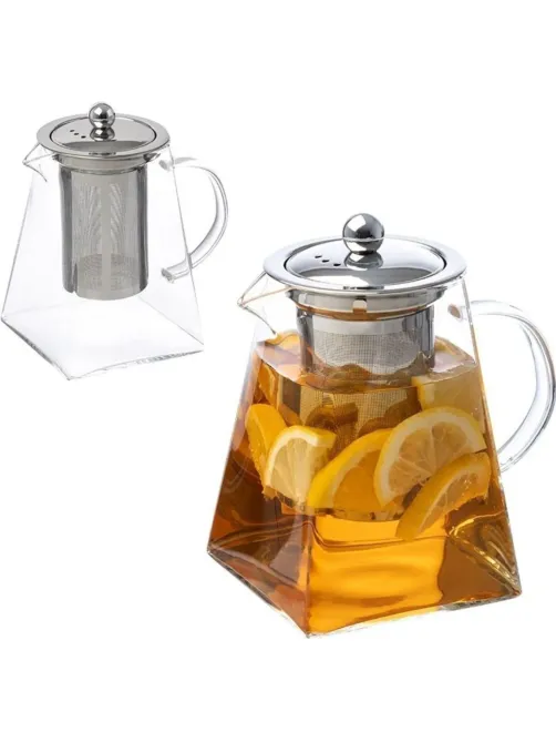 Чайник заварочный AROMA, объем 1 л, из боросиликатного стекла,105039