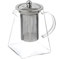 Чайник заварочный AROMA, объем 1 л, из боросиликатного стекла,105039