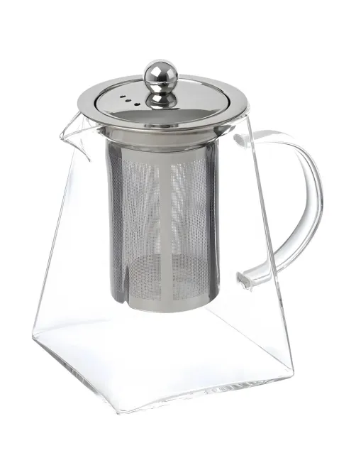 Чайник заварочный AROMA, объем 1 л, из боросиликатного стекла,105039