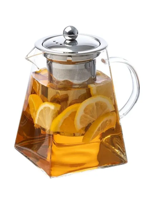 Чайник заварочный AROMA, объем 1 л, из боросиликатного стекла,105039