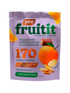 Пастила Иммунушечки FRUIT IT PRO фрукт подушечки с маршмэллоу, с апел, 50г