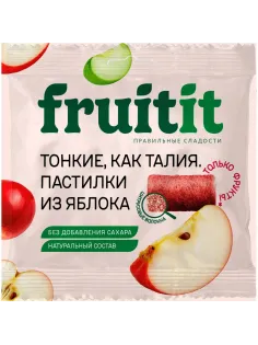 Пастила пастилки FRUIT IT яблочные, 3+, 70г