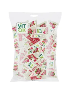 Пастила фруктовая неглазированная конфета VITok, Клюква-брусника, 500г