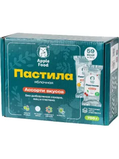 Пастила Apple Food в ас. слив_барб_груш_абрик_клуб_лес.яг_виш_ябл, 700г