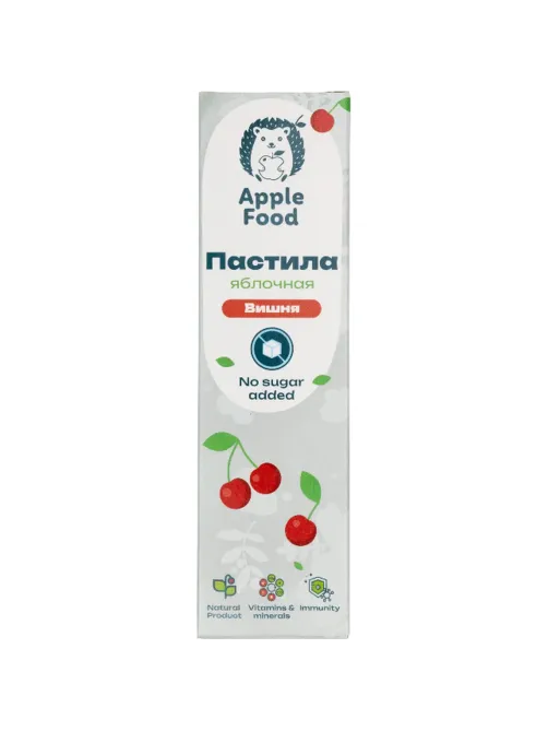 Пастила Apple Food слив_барб_гр_абр_клуб_лес.яг_виш_ябл (960г) 40гx24шт/уп