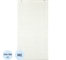 Жалюзи Комус Мебель алюминиевые 140x160см, белые