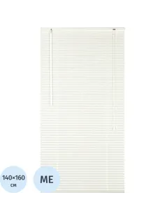 Жалюзи Комус Мебель алюминиевые 140x160см, белые