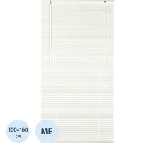 Жалюзи Комус Мебель алюминиевые 100x160см, белые