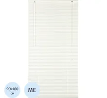 Жалюзи Комус Мебель алюминиевые 90x160см, белые