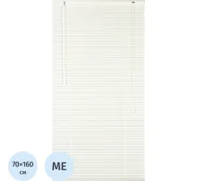 Жалюзи Комус Мебель алюминиевые 70x160см, белые