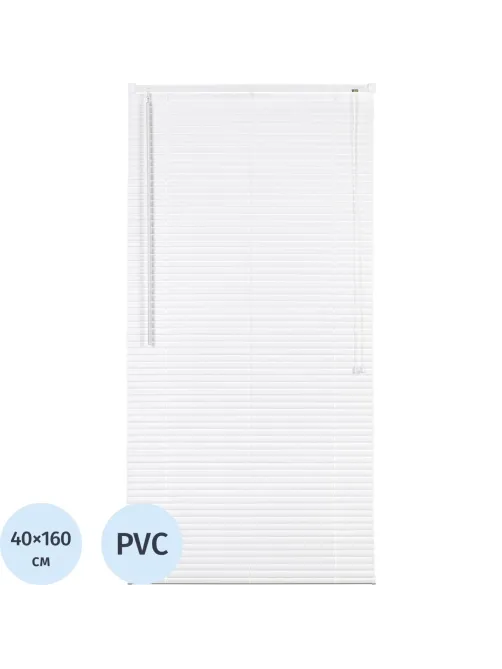 Жалюзи Комус Мебель ПВХ 40x160см, белые