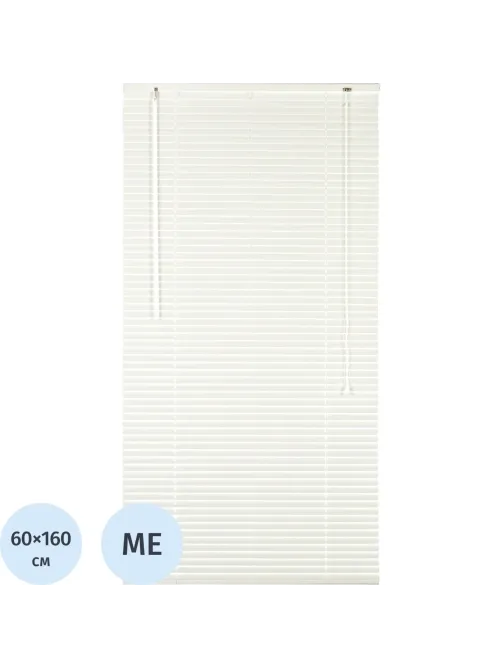 Жалюзи Комус Мебель алюминиевые 60x160см, белые