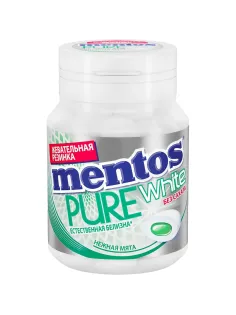 Жевательная резинка Mentos Pure Fresh Нежная Мята, 54г