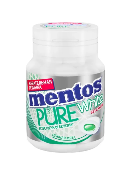 Жевательная резинка Mentos Pure Fresh Нежная Мята, 54г