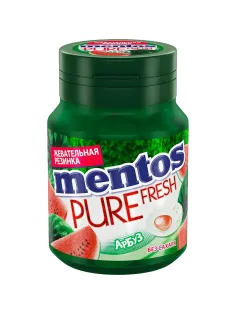 Жевательная резинка Mentos Pure Fresh  Арбуз, 54г