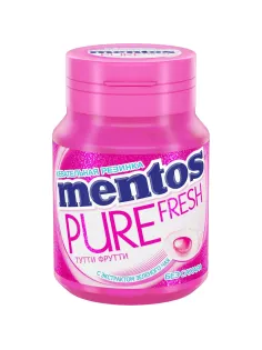 Жевательная резинка Mentos Pure Fresh Тутти-Фрутти, 54г