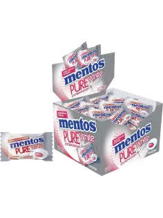 Жевательная резинка Mentos Mentos Pure White Клубника, 100 шт/уп