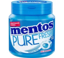 Жевательная резинка Mentos Pure Fresh вкус Свежая мята, банка, 100г