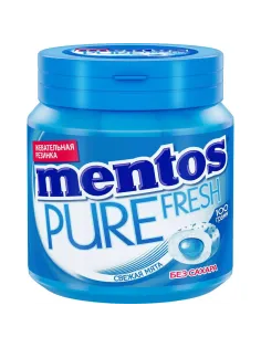 Жевательная резинка Mentos Pure Fresh вкус Свежая мята, банка, 100г