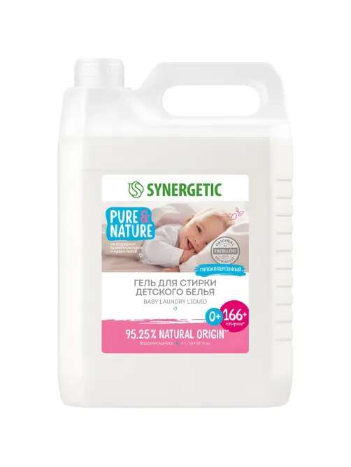 Гель для стирки Synergetic Baby для детского белья 5л