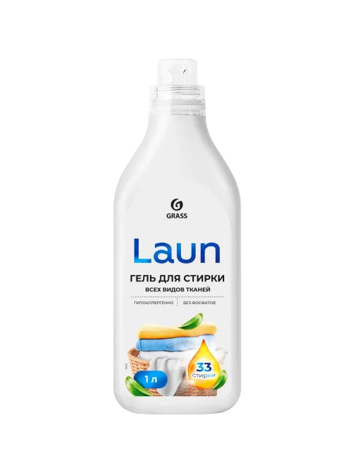 Гель для стирки всех видов тканей Grass/Laun, 1л