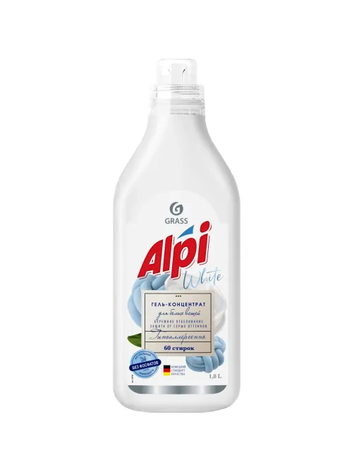 Гель для стирки ALPI white gel конц для белых вещей 1,8л