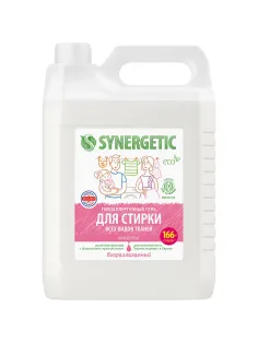 Гель для стирки Synergetic универсальный для всех видов тканей 5л