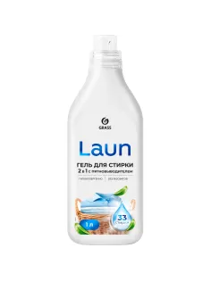 Гель для стирки 2в1 с пятновыводителем Grass/Laun, 1л