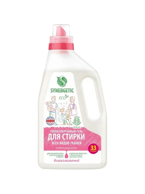 Гель для стирки Synergetic 1л