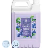 Крем-мыло жидкое ПРОФ ароматизированное Grass/MILANA Черника в йогурте,5л