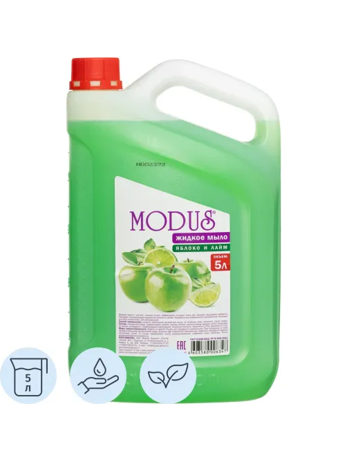 Мыло жидкое MODUS 5л Яблоко и лайм