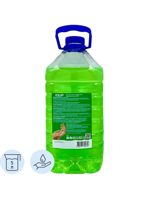 Мыло жидкое IQUP Clean Care зел 5 л ПЭТ