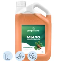 Мыло жидкое антибак хоз SIMPLE LINE 4 Needles, 3л