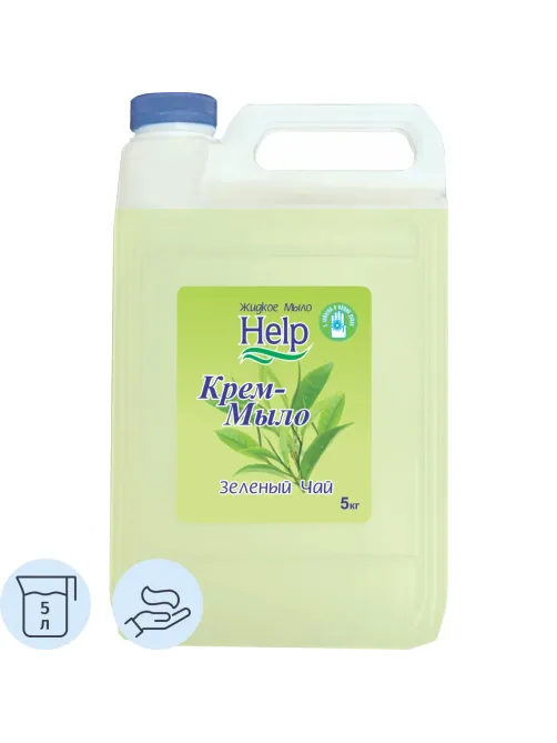Крем-мыло жидкое HELP Зеленый чай 5кг