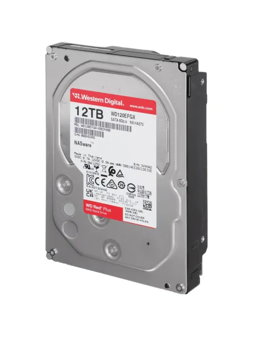 Жесткий диск WD Red Plus 12Tb SATA (WD120EFGX) 7200rpm 512Mb 3.5