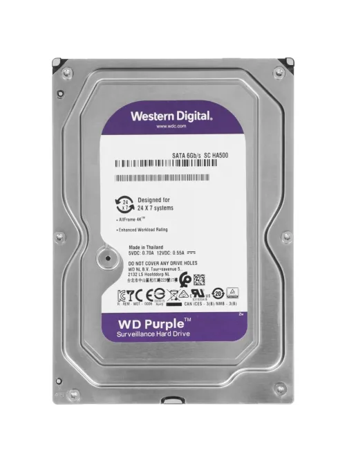 Жесткий диск WD Purple 3Tb 3.5 SATA SATA(WD34PURZ)