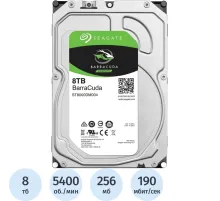 Жесткий диск Seagate BarraCuda 8TB, SATA, 5400rpm, 256MB(ST8000DM004)