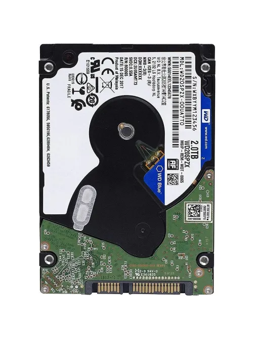 Жесткий диск Western Digital Blue 2TB, SATA, 5400rpm, 128MB(WD20SPZX)