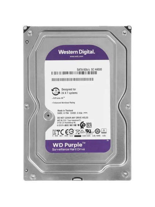 Жесткий диск WD Purple Pro 4TB 3,5 128MB(WD44PURZ)