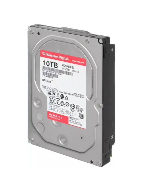 Жесткий диск WD Red Plus 10Tb 3.5 SATA, 7200RPM, 512MB(WD100EFGX)
