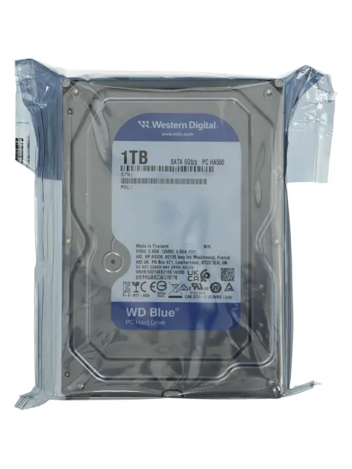 Жесткий диск WD Blue 3.5 1TB SATA 5400rpm(WD10EARZ)