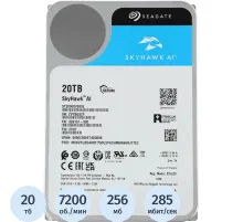 Жесткий диск Seagate SkyHawkAI SATA 20TB 512E/7200/256mb(ST20000VE002)