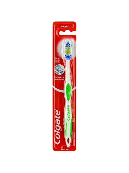 Зубная щетка COLGATE КЛАССИКА ЗДОРОВЬЯ мягкая  жест FVN50307
