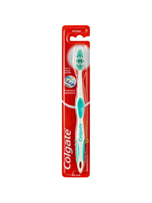 Зубная щетка COLGATE КЛАССИКА ЗДОРОВЬЯ мягкая  жест FVN50307