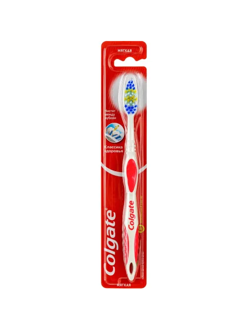 Зубная щетка COLGATE КЛАССИКА ЗДОРОВЬЯ мягкая  жест FVN50307