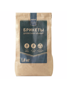 METRO PROFESSIONAL Уголь в брикетах, 1.8кг